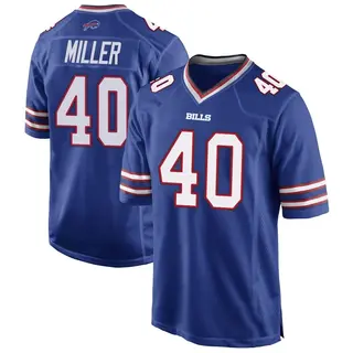 Buffalo Bills Men's Von Miller Game Team Color Jersey - Royal Blue