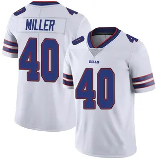 Buffalo Bills Men's Von Miller Limited Color Rush Vapor Untouchable Jersey - White