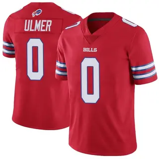 Buffalo Bills Men's Will Ulmer Limited Color Rush Vapor Untouchable Jersey - Red