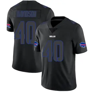 Buffalo Bills Men's Zach Davidson Limited Jersey - Black Impact