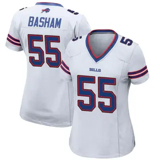 Buffalo Bills Women's Boogie Basham Game Jersey - White