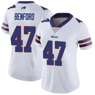 Buffalo Bills Women's Christian Benford Limited Color Rush Vapor Untouchable Jersey - White