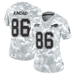 Buffalo Bills Women's Dalton Kincaid Limited 2024 Salute to Service Jersey - Arctic Camo