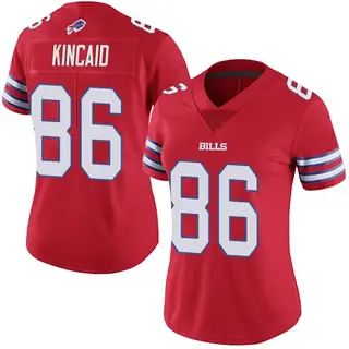 Buffalo Bills Women's Dalton Kincaid Limited Color Rush Vapor Untouchable Jersey - Red