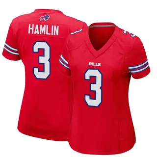 Buffalo Bills Women's Damar Hamlin Game Alternate Jersey - Red