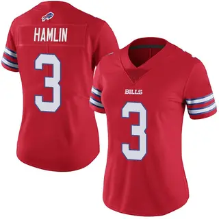Buffalo Bills Women's Damar Hamlin Limited Color Rush Vapor Untouchable Jersey - Red