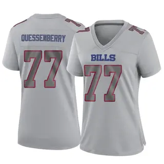 Buffalo Bills Women's David Quessenberry Game Atmosphere Fashion Jersey - Gray