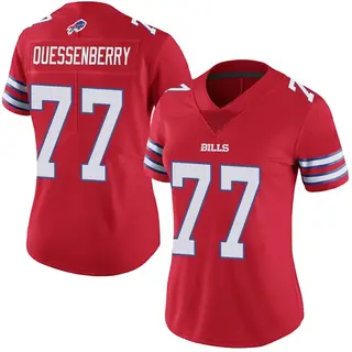 Buffalo Bills Women's David Quessenberry Limited Color Rush Vapor Untouchable Jersey - Red