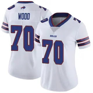 Buffalo Bills Women's Eric Wood Limited Color Rush Vapor Untouchable Jersey - White