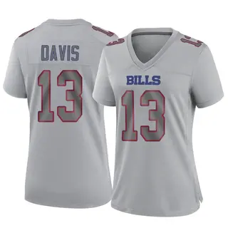 Buffalo Bills Women's Gabe Davis Game Atmosphere Fashion Jersey - Gray
