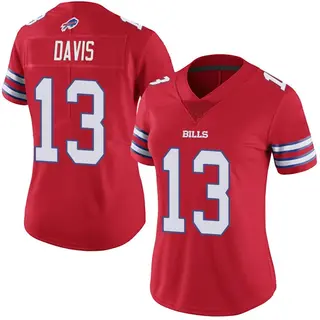Buffalo Bills Women's Gabe Davis Limited Color Rush Vapor Untouchable Jersey - Red