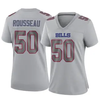 Buffalo Bills Women's Greg Rousseau Game Atmosphere Fashion Jersey - Gray