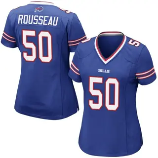 Buffalo Bills Women's Greg Rousseau Game Team Color Jersey - Royal Blue