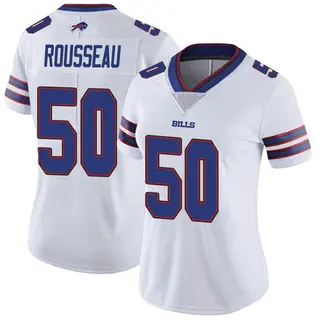 Buffalo Bills Women's Greg Rousseau Limited Color Rush Vapor Untouchable Jersey - White
