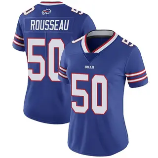 Buffalo Bills Women's Greg Rousseau Limited Team Color Vapor Untouchable Jersey - Royal