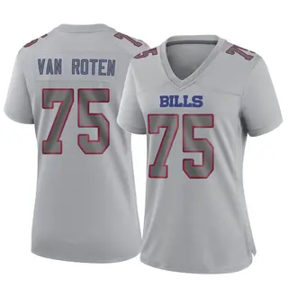 Buffalo Bills Women's Greg Van Roten Game Atmosphere Fashion Jersey - Gray