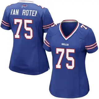 Buffalo Bills Women's Greg Van Roten Game Team Color Jersey - Royal Blue