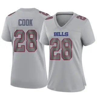 Buffalo Bills Women's James Cook Game Atmosphere Fashion Jersey - Gray