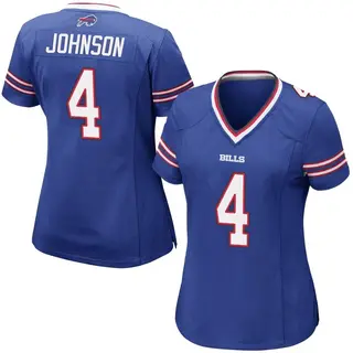Buffalo Bills Women's Jaquan Johnson Game Team Color Jersey - Royal Blue