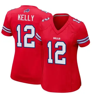 Buffalo Bills Women's Jim Kelly Game Alternate Jersey - Red