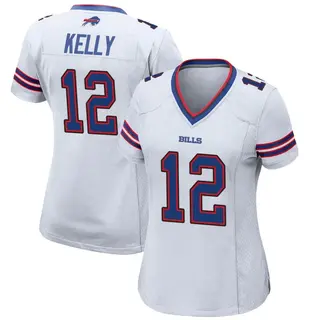 Buffalo Bills Women's Jim Kelly Game Jersey - White
