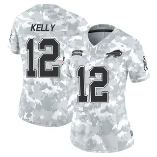Buffalo Bills Women's Jim Kelly Limited 2024 Salute to Service Jersey - Arctic Camo