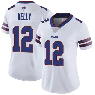 Buffalo Bills Women's Jim Kelly Limited Color Rush Vapor Untouchable Jersey - White