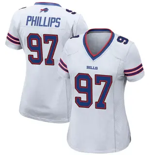 Buffalo Bills Women's Jordan Phillips Game Jersey - White