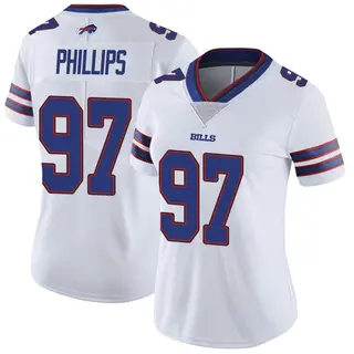 Buffalo Bills Women's Jordan Phillips Limited Color Rush Vapor Untouchable Jersey - White