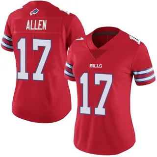 Buffalo Bills Women's Josh Allen Limited Color Rush Vapor Untouchable Jersey - Red