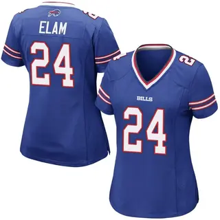 Buffalo Bills Women's Kaiir Elam Game Team Color Jersey - Royal Blue