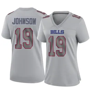 Buffalo Bills Women's KeeSean Johnson Game Atmosphere Fashion Jersey - Gray