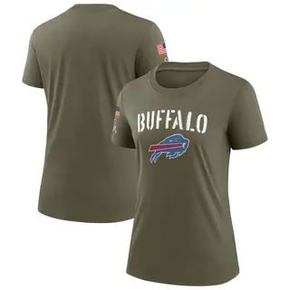 Buffalo Bills Women's Legend 2022 Salute To Service T-Shirt - Olive