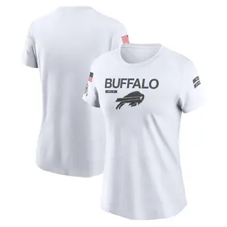 Buffalo Bills Women's Legend 2024 Salute To Service Performance T-Shirt - White