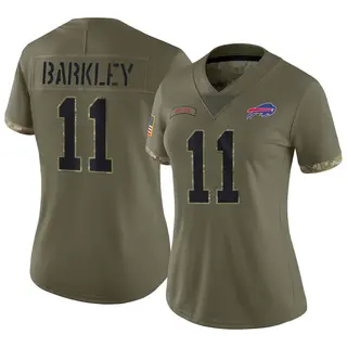 Buffalo Bills Women's Matt Barkley Limited 2022 Salute To Service Jersey - Olive