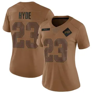 Buffalo Bills Women's Micah Hyde Limited 2023 Salute To Service Jersey - Brown