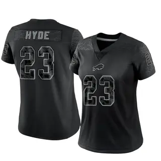 Buffalo Bills Women's Micah Hyde Limited Reflective Jersey - Black
