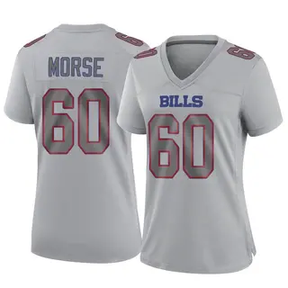 Buffalo Bills Women's Mitch Morse Game Atmosphere Fashion Jersey - Gray