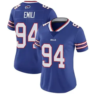 Buffalo Bills Women's Prince Emili Limited Team Color Vapor Untouchable Jersey - Royal