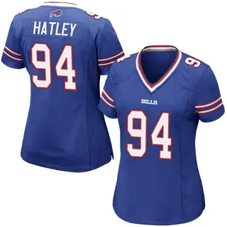 Buffalo Bills Women's Rickey Hatley Game Team Color Jersey - Royal Blue