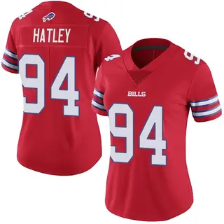 Buffalo Bills Women's Rickey Hatley Limited Color Rush Vapor Untouchable Jersey - Red