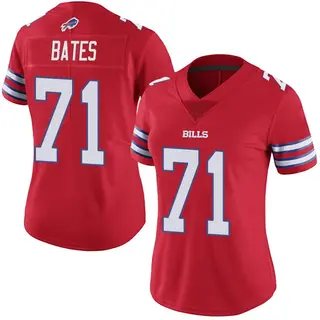 Buffalo Bills Women's Ryan Bates Limited Color Rush Vapor Untouchable Jersey - Red