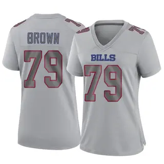 Buffalo Bills Women's Spencer Brown Game Atmosphere Fashion Jersey - Gray