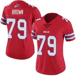 Buffalo Bills Women's Spencer Brown Limited Color Rush Vapor Untouchable Jersey - Red
