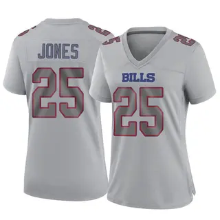 Buffalo Bills Women's Taiwan Jones Game Atmosphere Fashion Jersey - Gray