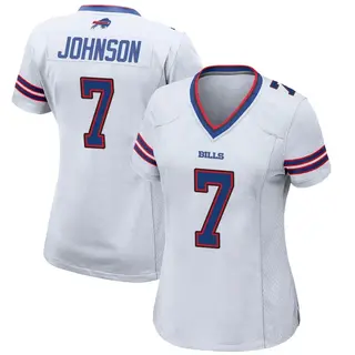 Buffalo Bills Women's Taron Johnson Game Jersey - White