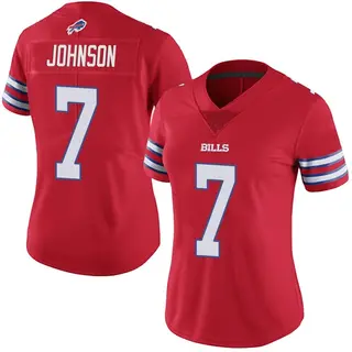 Buffalo Bills Women's Taron Johnson Limited Color Rush Vapor Untouchable Jersey - Red