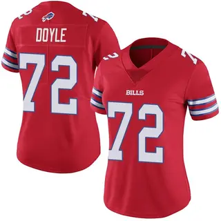 Buffalo Bills Women's Tommy Doyle Limited Color Rush Vapor Untouchable Jersey - Red