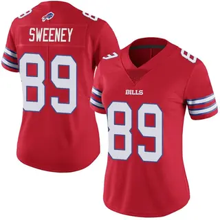 Buffalo Bills Women's Tommy Sweeney Limited Color Rush Vapor Untouchable Jersey - Red