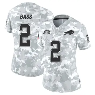 Buffalo Bills Women's Tyler Bass Limited 2024 Salute to Service Jersey - Arctic Camo